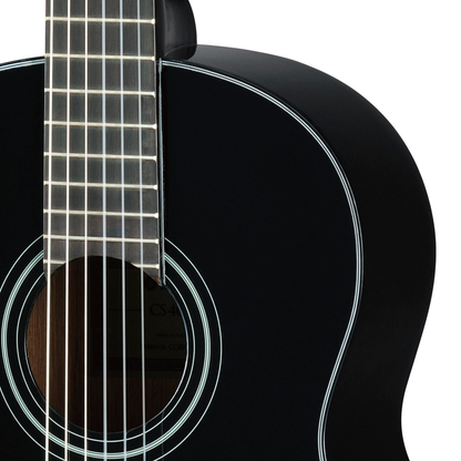 Guitarra Acústica Yamaha C40BL Cuerdas de Nylon-Negra