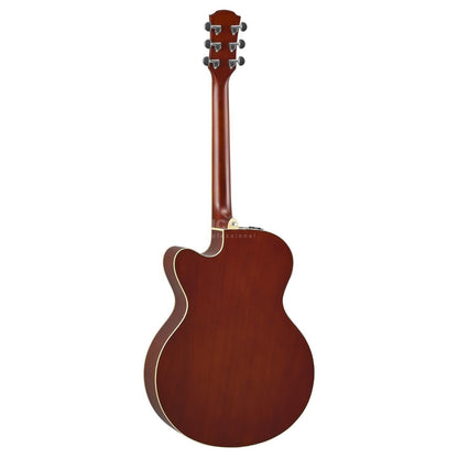 Yamaha Guitarra Electroacústica Cpx600rtb color Rojo