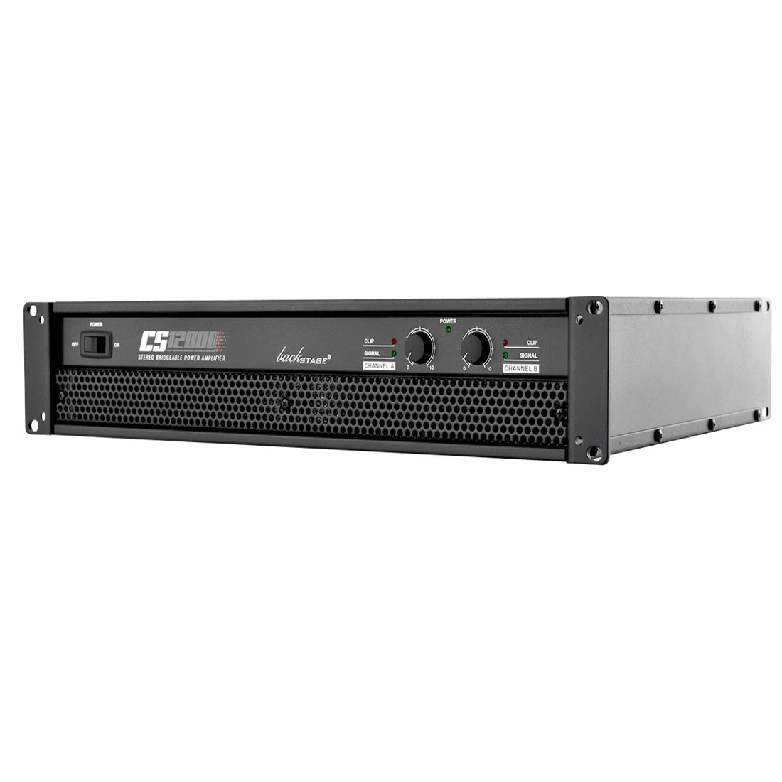 BACKSTAGE amplificador CS-12000 color negro