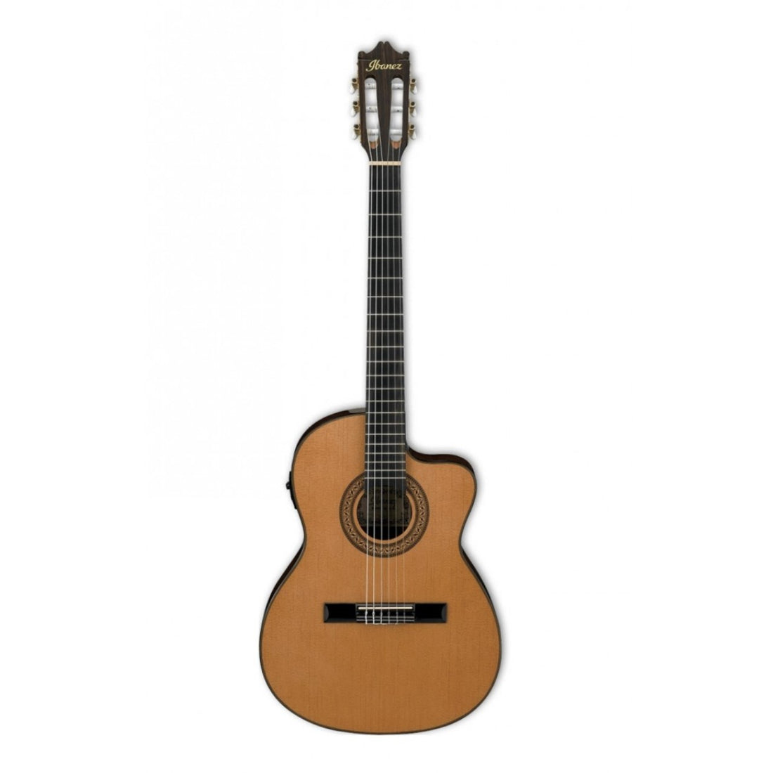 Ibanez Guitarra Clásica GA5TCE-AM para diestros, Color Amber