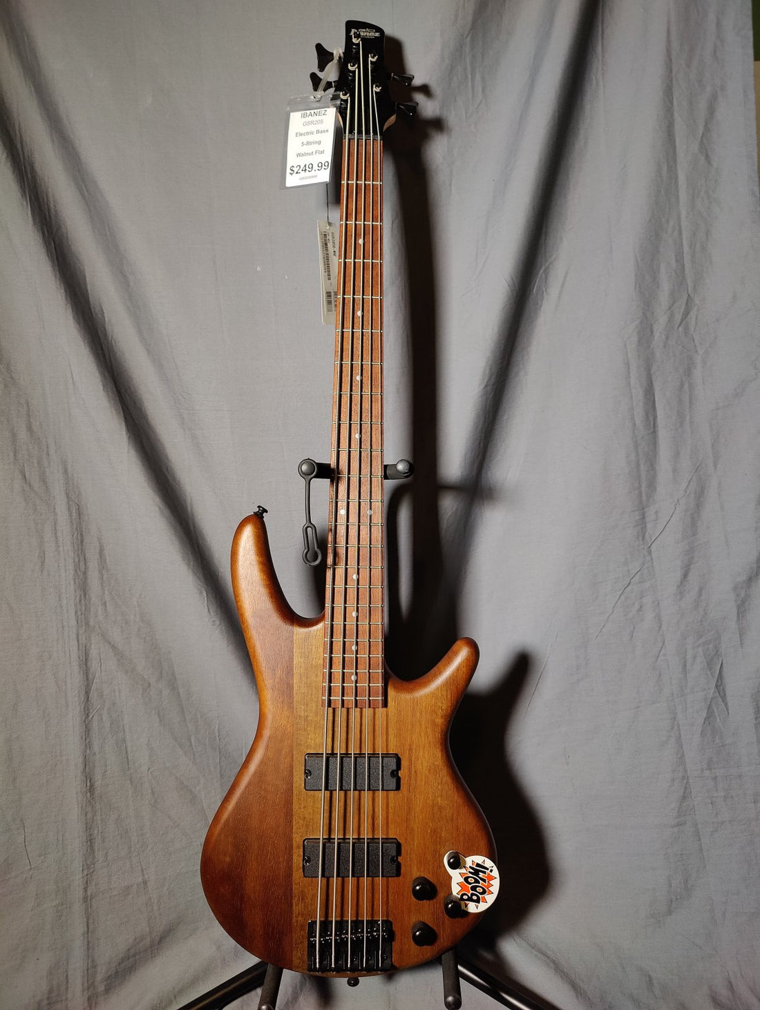 Ibanez GSR205B-WNF 5-String Walnut Flat Bass