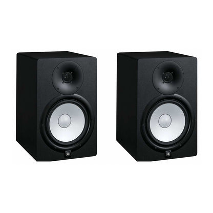 Par de monitores Yamaha Hs8 Biamplificados color Negro