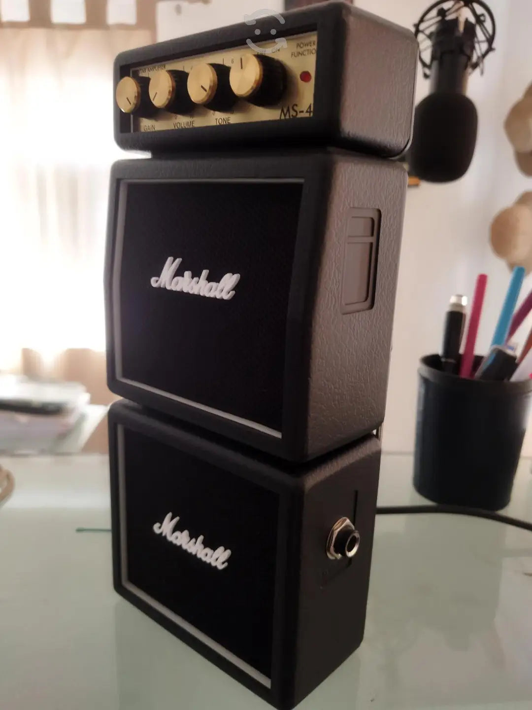 Amplificador Marshall Micro Amp Doble Ms-4 Guitarra De 2w