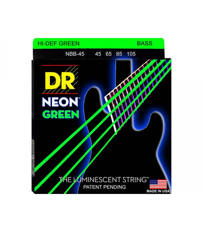 DR Cuerdas Bajo Elect 5 cuerdas Neon Green Ngb5-45