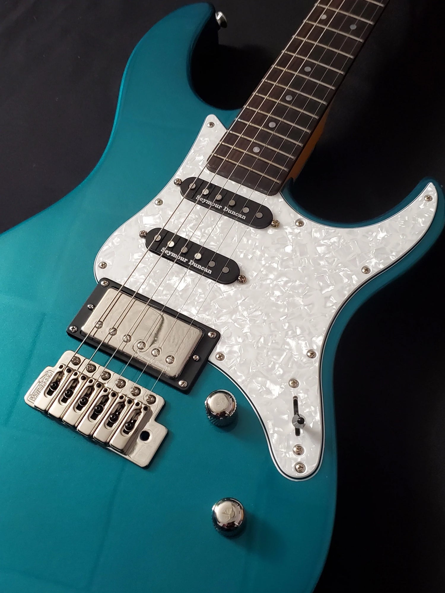 Yamaha guitarra eléctrica pacifica PAC612VIIXTGM, Color Azul