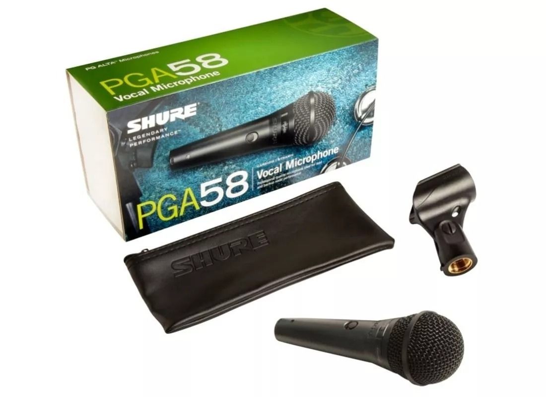 Original Shure Pga58 Qtr Professional Microphone