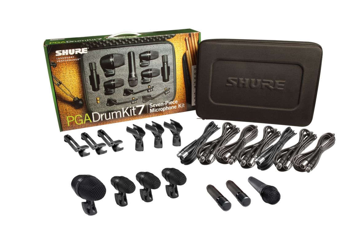 Shure PGADRUMKIT7 Wired Kick Drum Microphone Kit