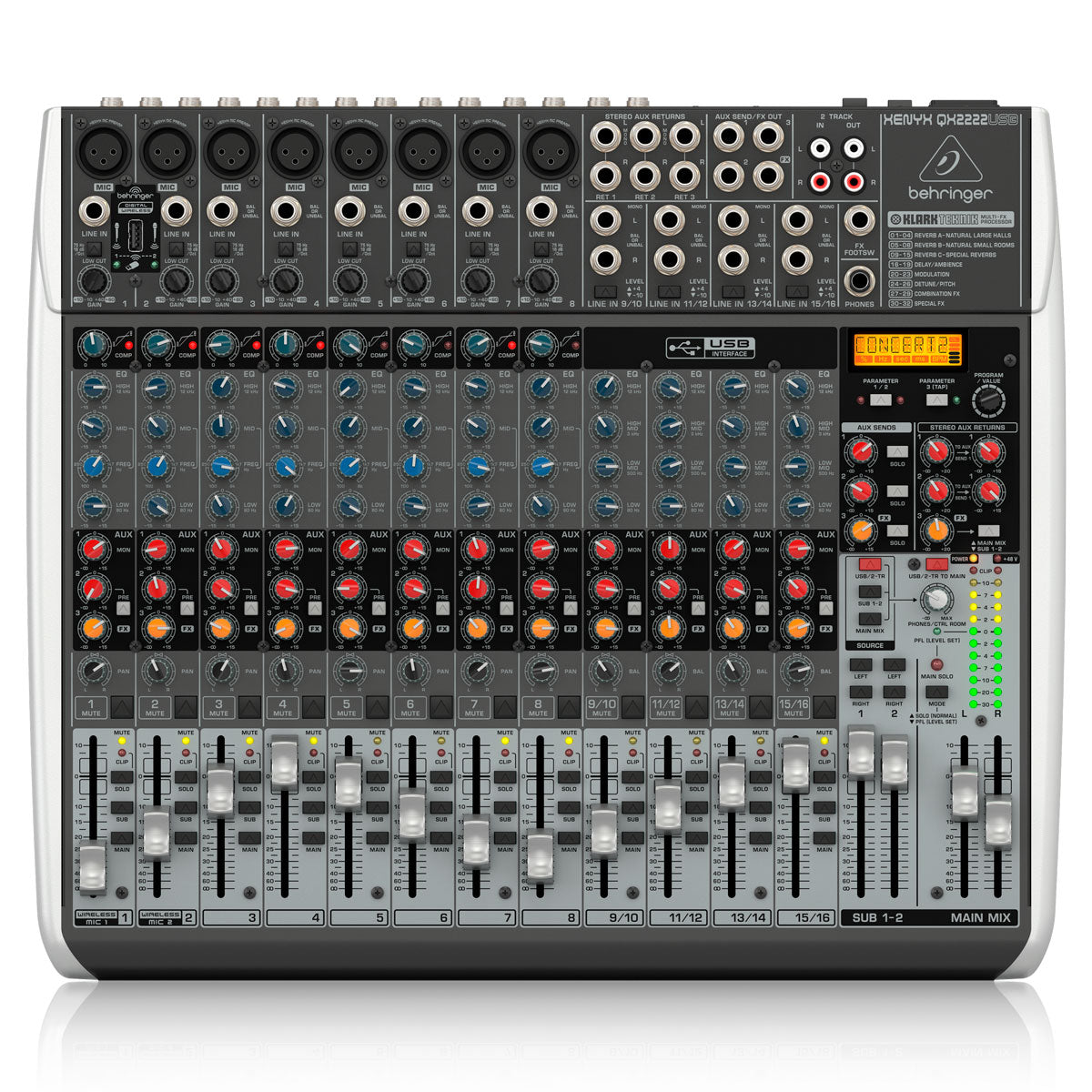 Behringer Mezcladora Xenyx Qx2222usb