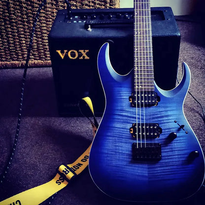 Guitarra Eléctrica Ibanez Rga42fm-tgf, Color-Estallido de laguna azul