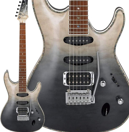 Ibanez Guitarra eléctrica SA360NQM-BMG, Color Black Mirage