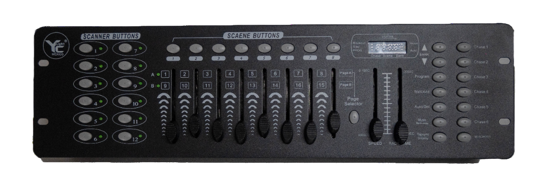 Panel Profesional Consola Controlador Luz 192ch Dmx512