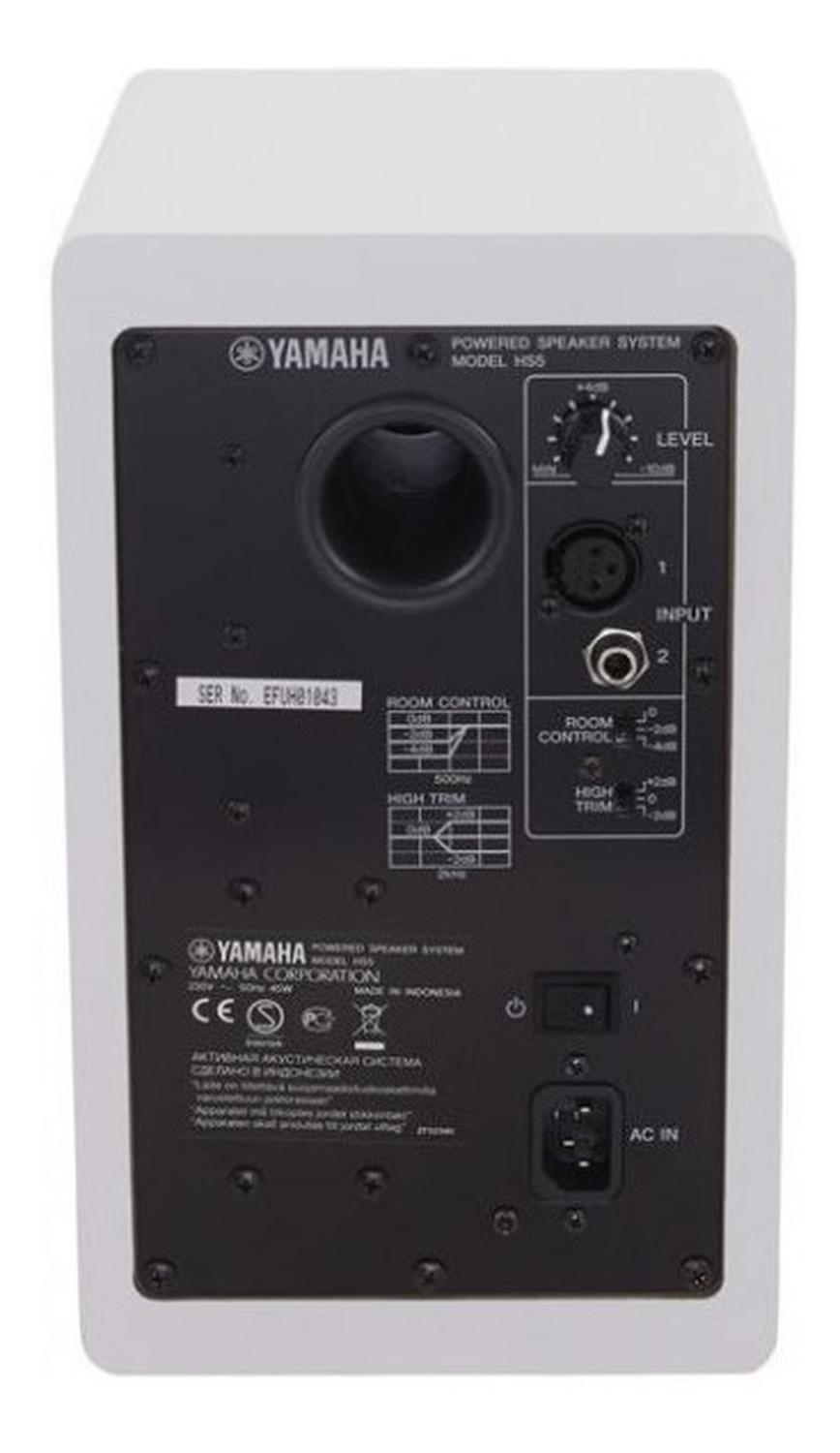 Monitor De Estudio Yamaha Hs5 Blanco Por Unidad