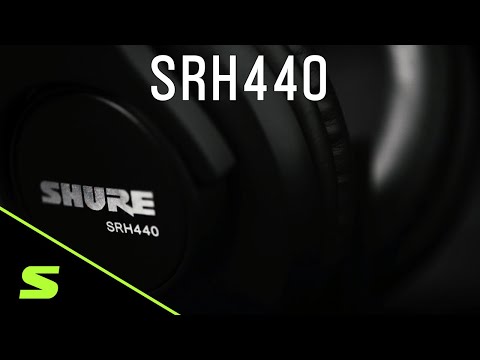 Shure Audífonos de Diadema Profesionales SRH440 Negro