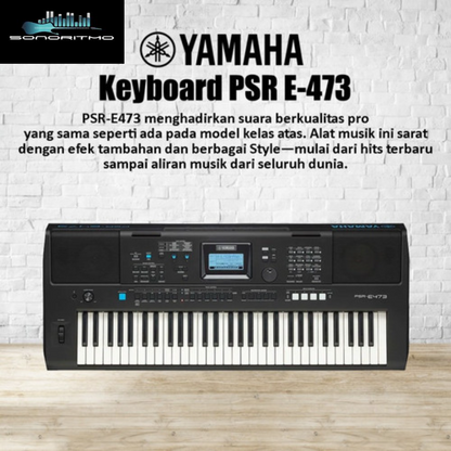 Yamaha PSR E473 Teclado Intermedio 5 Octavas